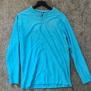 1st Phorm Performance Henley (L) Light Blue